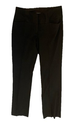 Express Design Studio Black Flat Front Wide Leg Pants 0L