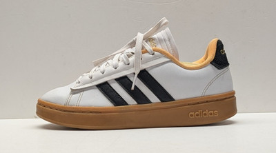 adidas Grand Court Alpha ''White Flash Orange'' Sneakers, Size 6.5, ART GX8165