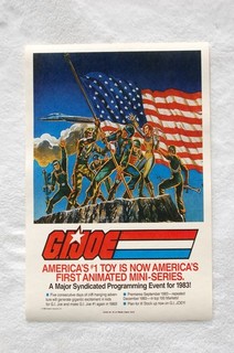 G.I. Joe Cartoon TV prom Poster #2 Lobby Card Size