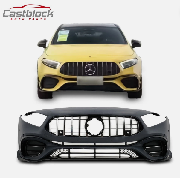Front Bumper Kit For Mercedes-Benz A Class A180 A300 W177 To A45S
