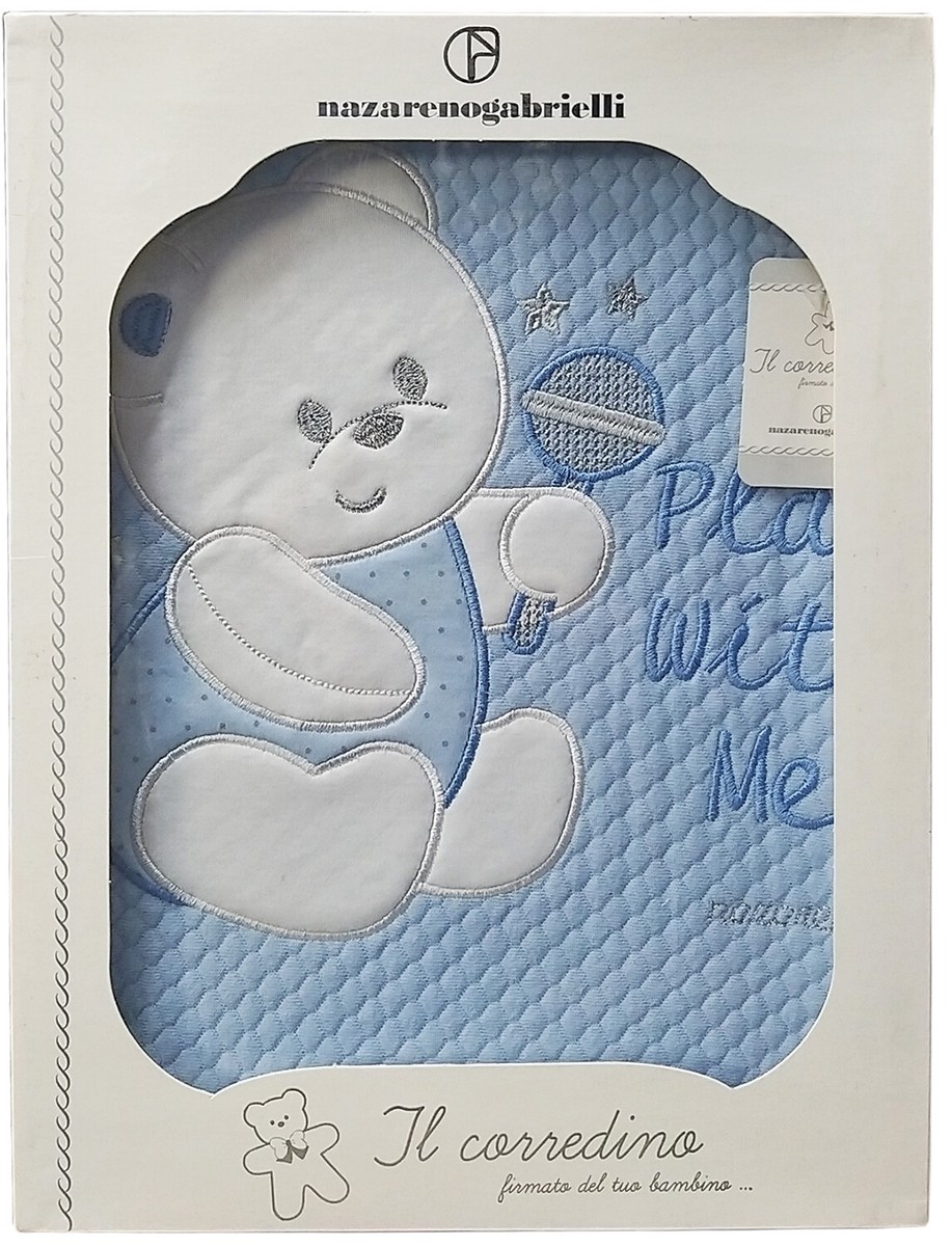 Copertina Lettino Ricamata BEAR By Nazareno Gabrielli - 9