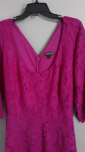 Abito estivo formale nuovo-donna Lane Bryant manica 3/4/cerniera dietro.taglia 28 - Foto 4 di 8