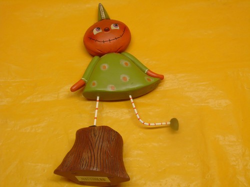 2007 Janell Berryman Pumpkinseeds Folkart “Pumpkin Dance” NIB - Picture 3 of 13