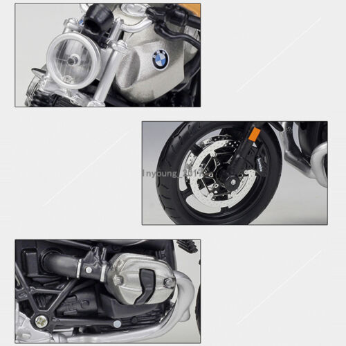 1:12 BMW R nineT Scrambler 2017 Motorcycle Model Diecast Toy Vehicle Boys Toys - Picture 7 of 8