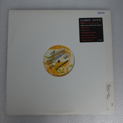 Deborah Blando Boy Why You Wanna Make Me Blue PROMO SINGLE Vinyl Record Album