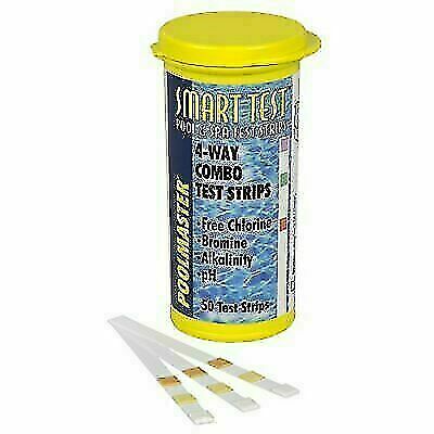 Poolmaster 22211 Smart Test 4-Way Pool and Spa Test Strips - 50Ct new sealed