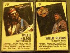2 X Willie Nelson; Sweet Memories  the Best of Willie - Cassette - Play Tested