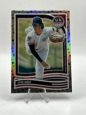 2024 Panini Stars & Stripes #136 Evan Amos Blue Stars Holo