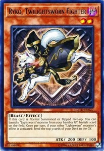 Ryko, Twilightsworn Fighter - COTD-EN027 - Rare - Unlimited Edition x3 - Near Mi