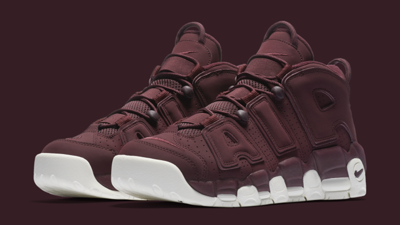 2016 Nike Air More Uptempo Maroon Size 9.5 Nike Air More Uptempo  main image 4