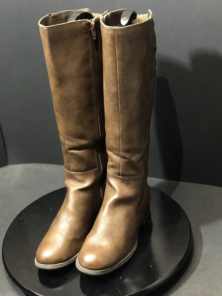 Life Stride Women's Xripley Manmade Riding Boot Dark Tan Size 7.5 W US / UK 5.5 - Image 4 of 4