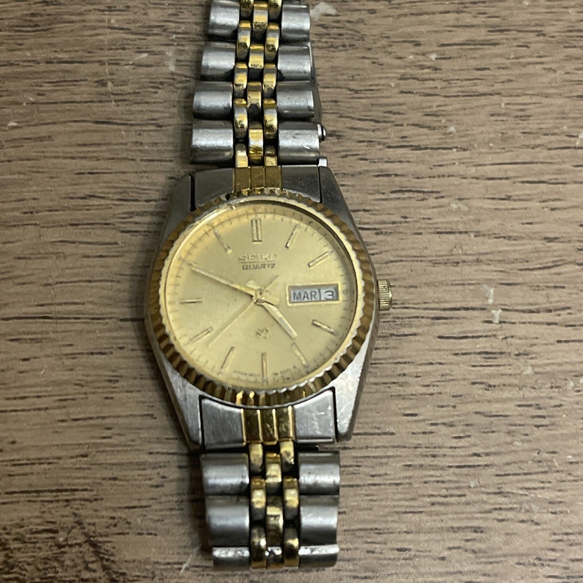 SEIKO VINTAGE クォーツ 金 ゴールド スモセコ 腕時計 レディース 極上品】SEIKO セイコー スモセコ ビンテージクォーツ 腕時計