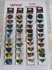 VIPER DART FLIGHTS MASSIVE DEAL!! 40 FLIGHTS ON A SELL THRU CARD NEW BELOW COST