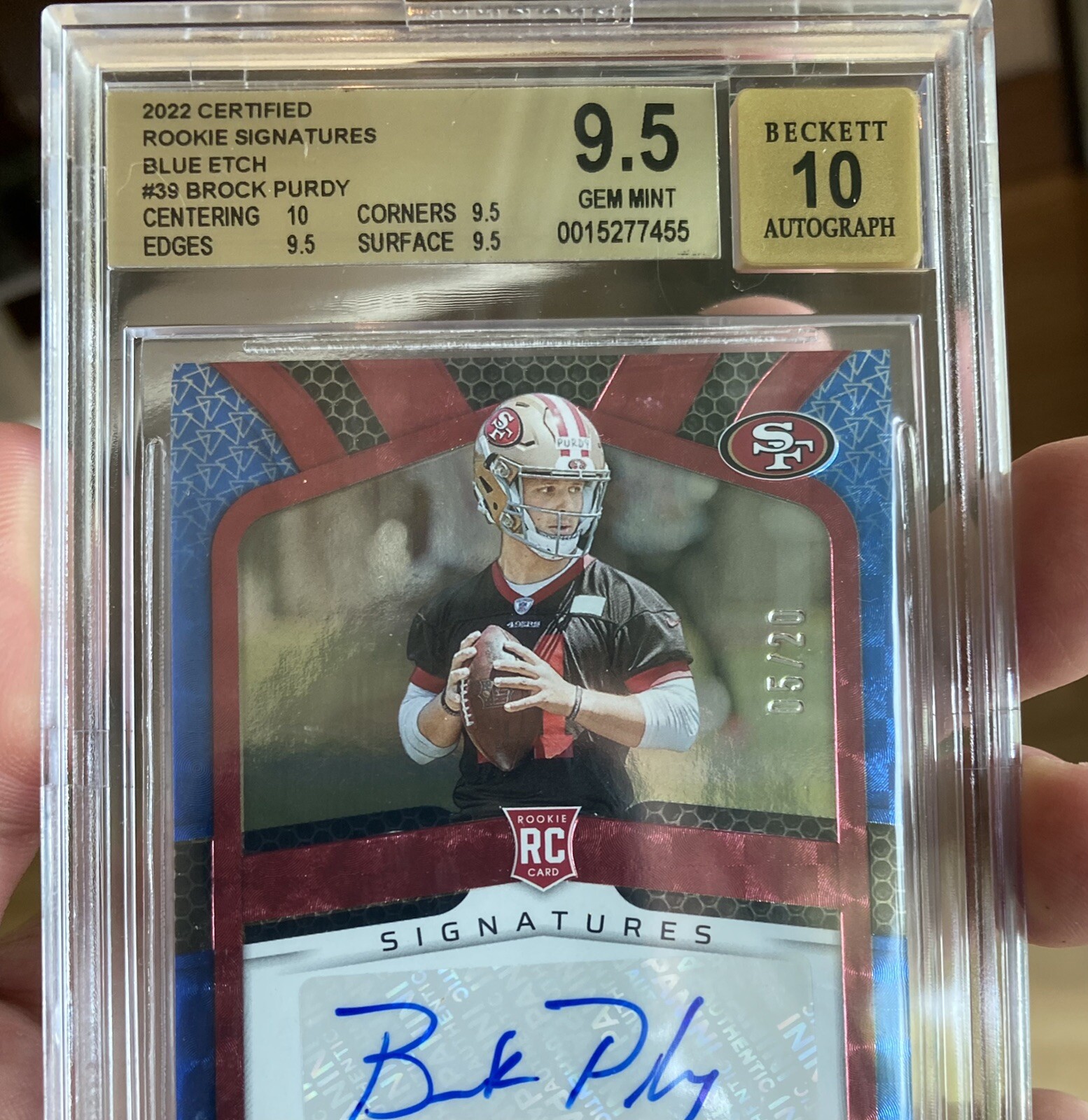 Brock Purdy Panini National Treasures Collegiate College Silhouettes Signatures Relics #SSBPU Base