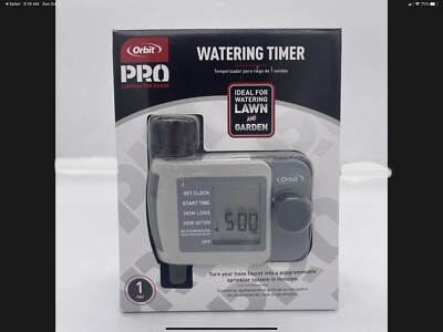 Orbit Pro Contractor Grade 1-Port Watering Timer for Lawn & Garden New