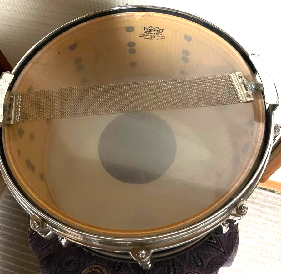 Pearl Classic Maple Snare Drum Green 14"x6.5" Made in Japan - Image 3 of 3