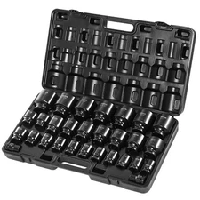 Impact Socket Set 29 PCs 3/4" Drive 6 Point SAE Master 3/4 inch - 2-1/2 inch