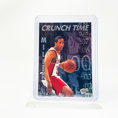 Anthony Miller Rookie - 1999 Press Pass - Crunch Time Insert - Cavaliers 