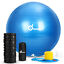 miniatura 1 - 3in1 Yoga Column Gym Massage Foam Roller Pilates&amp;65cm Fitness Exercise Yoga Ball