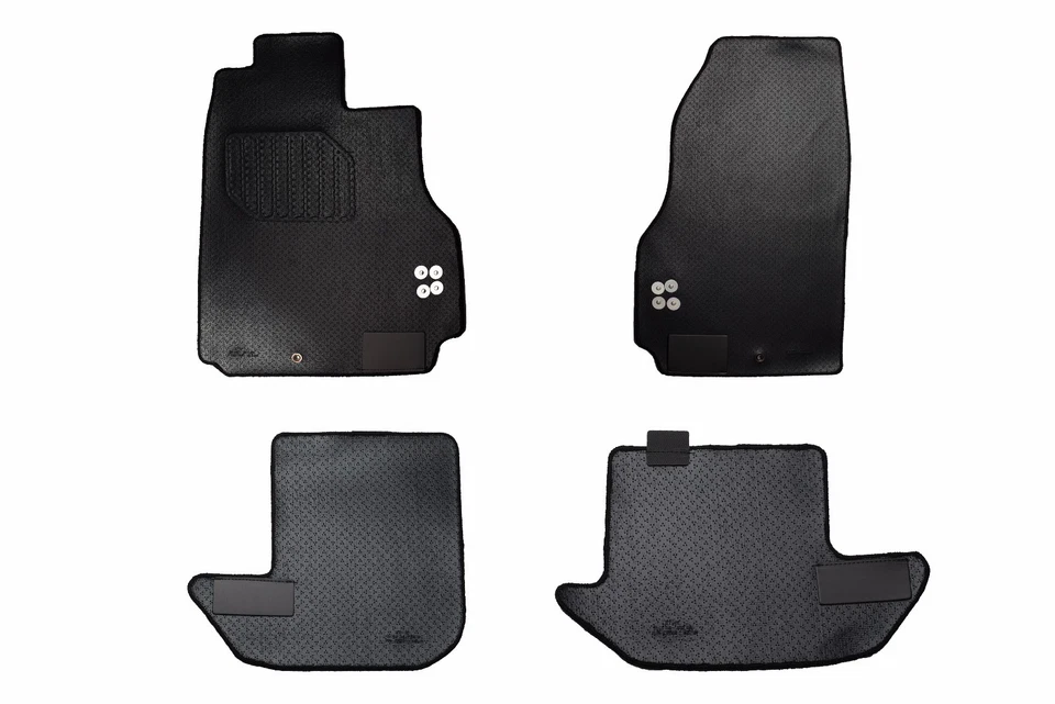 Juego de 4 alfombrillas alfombrillas negras Nissan GT-R GTR 2009-2021 ORIGINALES OEM NUEVAS Foto 3 de 4