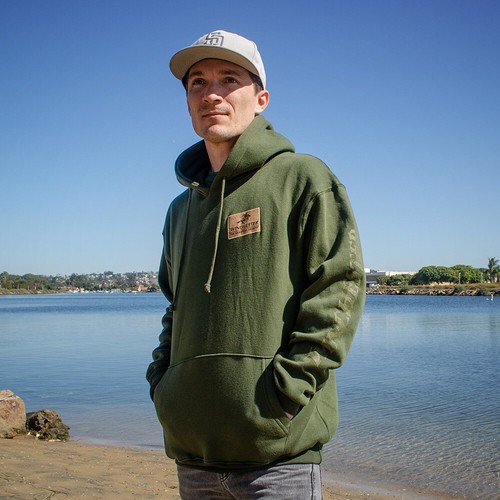 Winchester Legend - Rider Crest Banner - Mens Hooded Fleece - Made in the USA - Picture 10 of 14