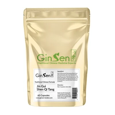 GINSEN Jin Gui Shen Qi Tang 60 Capsules Lower Back Kidney Support