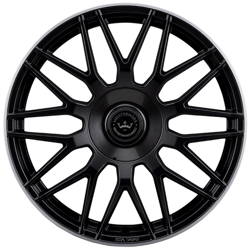 18 Zoll MX7 Alufelgen 8x18 5x108 ET40 schwarz matt mit poliertem Rand für Volvo - Bild 3 von 8