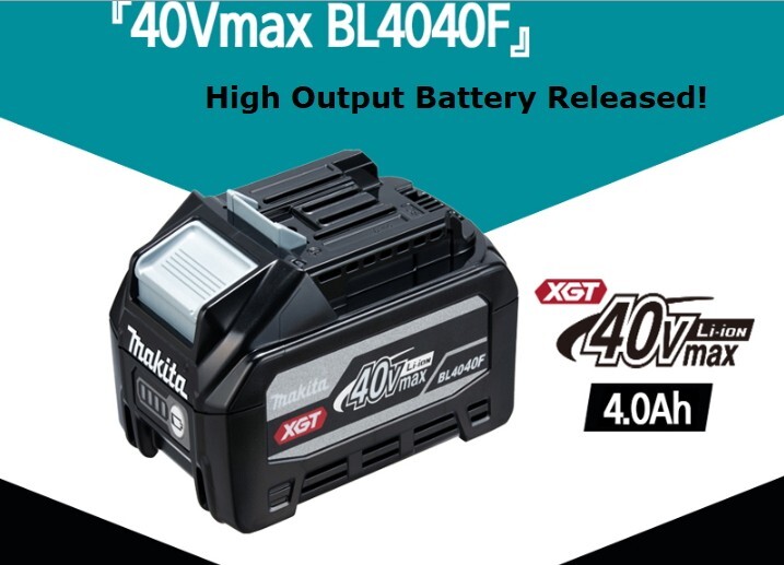 Makita Battery BL4040F 40V Max 4.0Ah 1910N8-4 Battery Indicator 