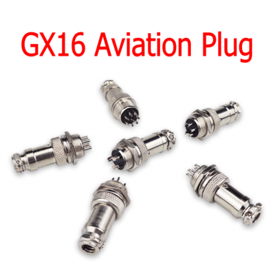 10 Connecteurs Aviation GX16-3 étanches - 3 Broches, 16 Mm, 7A 125V - Pour Câblage électronique, Maritime, Industriel - 7