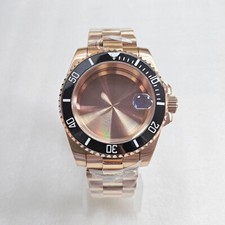 40MM Stainless Steel Watch Case Strap Sapphire Glass for NH35/NH36/4R Movement