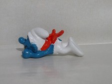 Schlumpf Schlümpfe 40201 Rennrodler roter Schal OHNE Schlitten Schleich