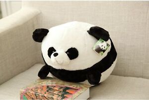 big cute plush panda toy lovely round fat panda doll gift about 40cm