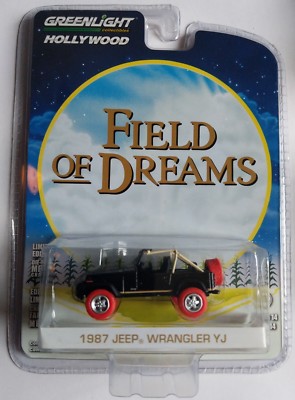 GREENLIGHT HOLLYWOOD  FIELD OF DREAMS  1987 JEEP WRANGLER YJ CHASE NEVER OPENED!