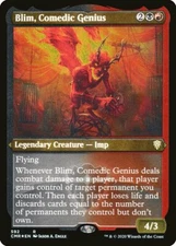 MTG Commander Legends *FOIL-ETCHED* R Blim Comedic Genius #592