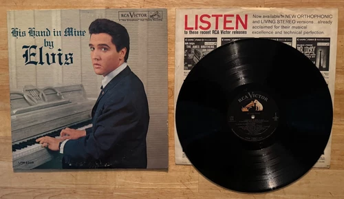 33 12" LP ELVIS PRESLEY HIS HAND IN MINE 1st PRESSING
