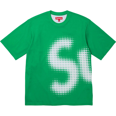 Supreme Halftone S/S Top Black White Green Red 4colors SS24 | eBay