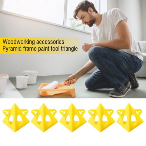 Pyramid Stands Set Woodworking Triangle Paint Pads Feet Painter Wood Work - Picture 7 of 10