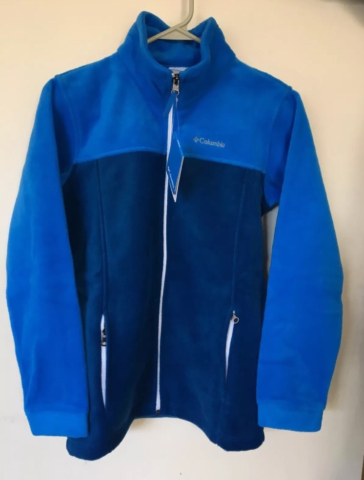 Columbia Flattop Ridge Full Zip Fleece Jacket Size L/G youth *NEW
