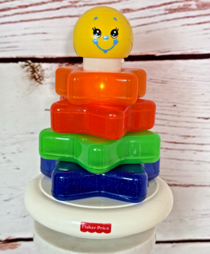 Vtg Fisher Price Sparkling Symphony Stacker Twinkle Music 2001 Toy Tested Works