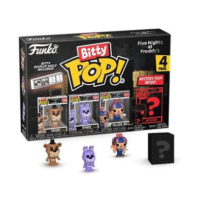 Five Nights at Freddy's Bitty Pop Figures 4 Pack Plus Mystery Collectibles