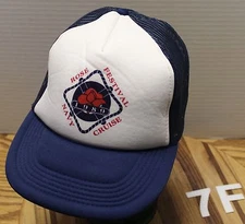 1989 ROSE FESTIVAL NAVY CRUISE TRUCKERS STYLE SNAPBACK HAT PORTLAND, ORE, VGC 7F