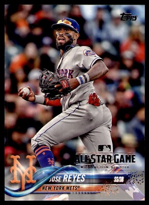 2018 Topps - Jose Reyes #345 Mets All Star Game Stamp SP