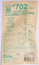 Kadee HOn3 / TT scale #702 assembly jig for  #713 - 714