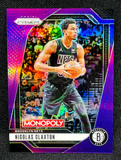 2024-25 Panini Prizm Monopoly NICOLAS CLAXTON #54 - PURPLE PRIZM /91 - NETS