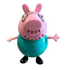 Peppa Pig Daddy Mr. Pig Jazwares 3" Action Figure Father Dad Toy Poseable Family