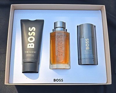 Hugo Boss The Scent Eau De Toilette 3.3 Oz & Deodorant 2 Pcs Gift Set For Men