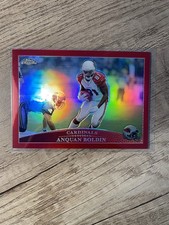 2009 Topps Chrome RED Refractor ANQUAN BOLDIN #01/25 Color Match Book End SP