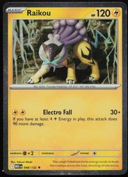 Raikou 048/132 Mega Evolution Promo Cosmos Holo