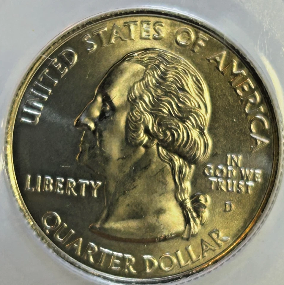 2008 D Alaska Statehood Series SMS Satin Finish Washington Quarter MS 68 PCGS - Image 4 of 4