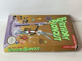 The Bugs Bunny Birthday Blowout (Nintendo NES 1990) Cart Box Case Cleaned Tested